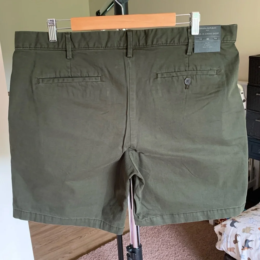 Banana Republic Chino Shorts Green NWT Men’s 38